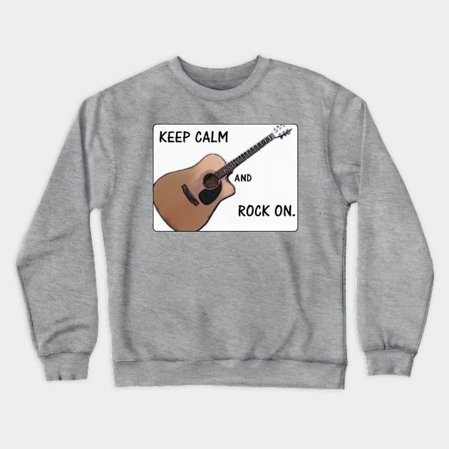 Rock On! Crewneck Sweatshirt by unclejohn